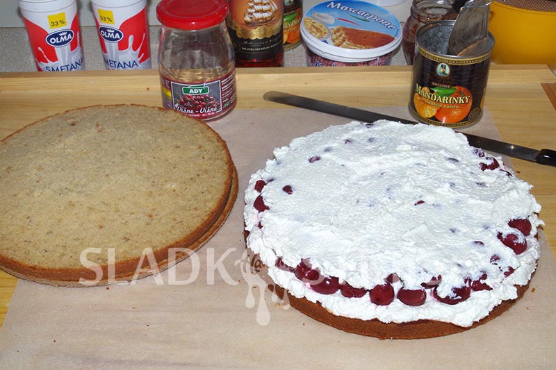 Ovocn Dort Se Leha Kou A Mascarpone Dobryrecept